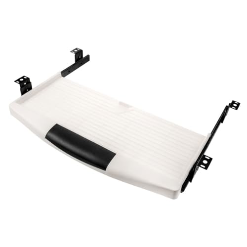 Gadpiparty 1 Satz Tastaturablage-Set unter der Schreibtischablage Office-Tastatur Steigleitung Tischtastaturablage herausschieben herausziehbare Tastaturablage Plastik Black von Gadpiparty
