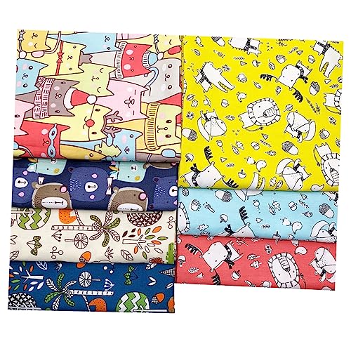 Gadpiparty 1 Satz Teiliges Baumwollstoff mit Tierdruck Vielseitiges Diy Patchwork für Handarbeiten für Kissenbezüge Tischdecken und Mehr Gadpiparty 1 Satz Teiliges Baumwollstoff mit Tierdruck Vielseitiges Diy Patchwork für Handarbeiten für Kissenbezüge Tischdecken und Mehr von Gadpiparty
