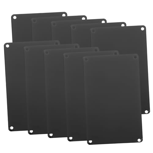 Gadpiparty 1 Satz Teiliges Blanko Metallschilder Gravieren Diy Namensschilder Für Bürotüren Wandmontage Mit Löchern Für Beschriftungen Und Kreative Projekte 10 Stück von Gadpiparty