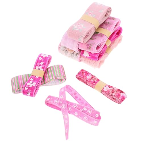 Gadpiparty 1 Satz Teiliges Blumenmuster Geschenkband Für Diy Dekorationen Für Hochzeiten Bastelarbeiten Und Feierlichkeiten 10 Stück von Gadpiparty