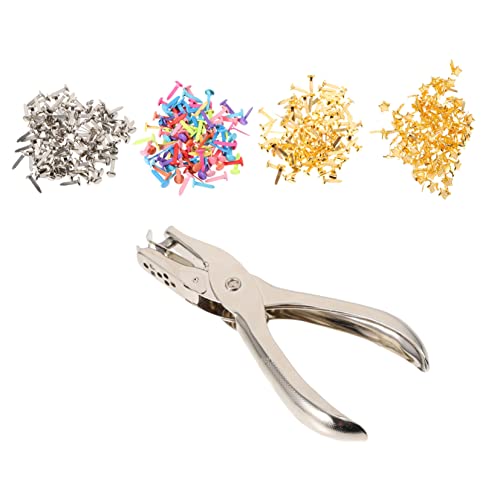 Gadpiparty 1 Satz Teiliges Brads Mit Farbigen Zwei Fuß Klammern Und Praktischem Stanzer Für Diy Bastelarbeiten Stabile Metalllegierung Vielseitig Für Scrapbooking Handwerk Und 400 Stück Gadpiparty 1 Satz Teiliges Brads Mit Farbigen Zwei Fuß Klammern Und Praktischem Stanzer Für Diy Bastelarbeiten Stabile Metalllegierung Vielseitig Für Scrapbooking Handwerk Und 400 Stück von Gadpiparty