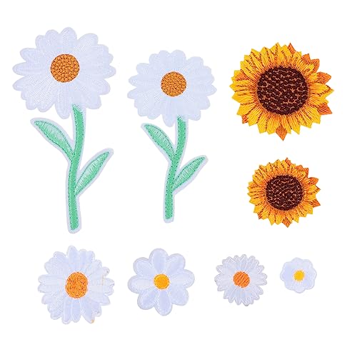 Gadpiparty 1 Satz Teiliges Diy Daisy Und Sonnenblumen Stickpatch Für Kleidung Aufbügelbare Und Selbstklebende Applikationen Für Kreative Reparaturen Und Deko Für Kleidung Taschen Und 16 Stück Gadpiparty 1 Satz Teiliges Diy Daisy Und Sonnenblumen Stickpatch Für Kleidung Aufbügelbare Und Selbstklebende Applikationen Für Kreative Reparaturen Und Deko Für Kleidung Taschen Und 16 Stück von Gadpiparty