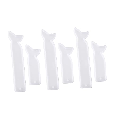 Gadpiparty 1 Satz Teiliges Fischschwanz Formset Für Diy Lesezeichen Klassische Gießform Transparente Silikonform Für Handgemachte Schmuckstücke Für Kreative Projekte Und 6 Stück von Gadpiparty