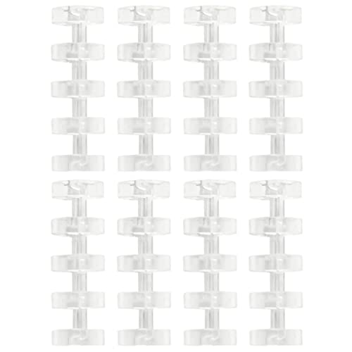 Gadpiparty 1 Satz Teiliges Fünf Loch Binder Flexible Loose Leaf Binder Für Notizbücher Scrapbooks Und Kreative Büroarbeiten Transparent Für Schule Büro Und Diy Projekte 8 Stück von Gadpiparty