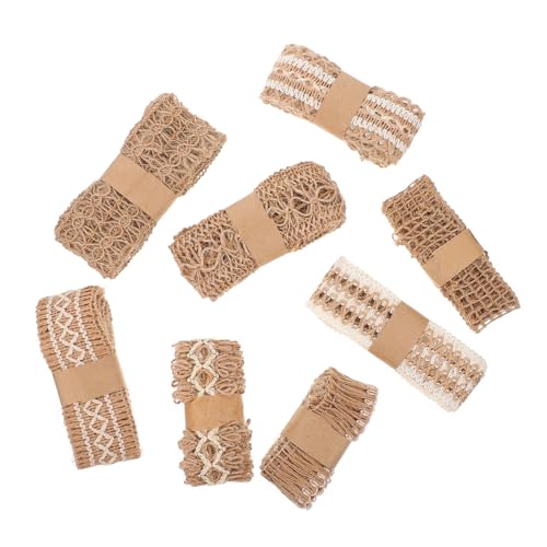 Gadpiparty 1 Satz Teiliges Jute Band Für Diy Projekte Für Kleidung Hüte Haaraccessoires Und Kreative Bastelarbeiten Hochwertiges Langlebiges Material Für Vielseitigen Einsatz 8 Stück Gadpiparty 1 Satz Teiliges Jute Band Für Diy Projekte Für Kleidung Hüte Haaraccessoires Und Kreative Bastelarbeiten Hochwertiges Langlebiges Material Für Vielseitigen Einsatz 8 Stück von Gadpiparty