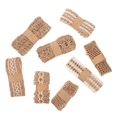 Gadpiparty 1 Satz Teiliges Kreative Diy Webbänder Jute Für Bastelarbeiten Dekorativ Und Praktisch Für Geschenkpäckchen Und Feiern Zufällige Musterwahl 8 Stück Gadpiparty 1 Satz Teiliges Kreative Diy Webbänder Jute Für Bastelarbeiten Dekorativ Und Praktisch Für Geschenkpäckchen Und Feiern Zufällige Musterwahl 8 Stück von Gadpiparty