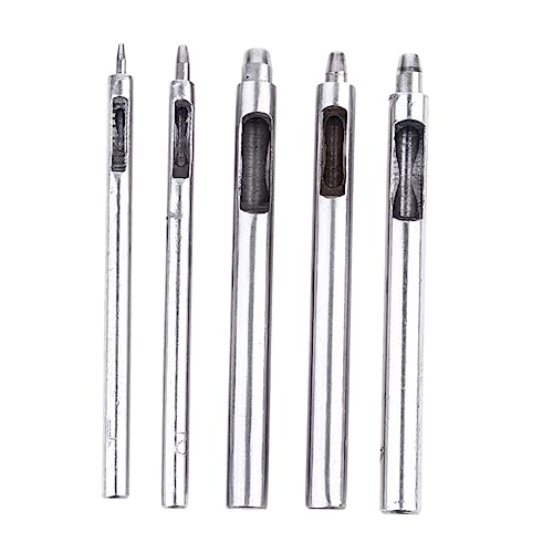 Gadpiparty 1 Satz Teiliges Leder Hohlstichwerkzeug Präzisions Lochstanzer für Gürtel Uhrenarmbänder und Lederprojekte Langlebig und Effizient für Verschiedene Materialien von Gadpiparty