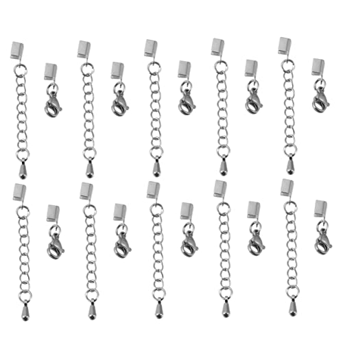 Gadpiparty 1 Satz Teiliges Lobster Clips Für Diy Lederbänder Armband Und Halskettenverschluss Robust Und Langlebig Für Schmuckherstellung Und Bastelprojekte 10 Stück von Gadpiparty