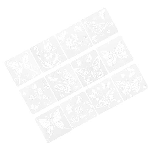 Gadpiparty 1 Satz Teiliges Schmetterlings Schablonen Für Wandmalerei Wiederverwendbare Malschablonen Für Diy Projekte Für Bastelarbeiten Und Dekoration Von Wänden Möbeln Und Mehr 12 Stück Gadpiparty 1 Satz Teiliges Schmetterlings Schablonen Für Wandmalerei Wiederverwendbare Malschablonen Für Diy Projekte Für Bastelarbeiten Und Dekoration Von Wänden Möbeln Und Mehr 12 Stück von Gadpiparty