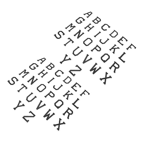 Gadpiparty 1 Satz Teiliges Set Buchstaben Aufnäher Zum Aufbügeln Adorable Stickerei Patches Für Kleidung Taschen Und Diy Projekte Dekorative Flicken Für Shirts Und Mehr 52 Stück von Gadpiparty