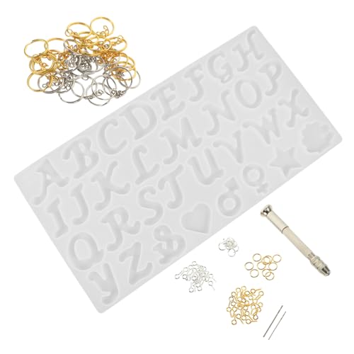 Gadpiparty 1 Satz Teiliges Set Silikonform für Alphabet Schlüsselanhänger DIY Epoxidharz Gießform für Kreative Anhänger für Schmuckherstellung und Bastelprojekte Gadpiparty 1 Satz Teiliges Set Silikonform für Alphabet Schlüsselanhänger DIY Epoxidharz Gießform für Kreative Anhänger für Schmuckherstellung und Bastelprojekte von Gadpiparty