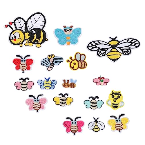 Gadpiparty 1 Satz Teiliges Set Süße Cartoon Bienen Stickerei Applikationen Für Kleidung Taschen Und Diy Projekte Aufbügelbare Nähen Geeignete Stoffpatches 34 Stück Gadpiparty 1 Satz Teiliges Set Süße Cartoon Bienen Stickerei Applikationen Für Kleidung Taschen Und Diy Projekte Aufbügelbare Nähen Geeignete Stoffpatches 34 Stück von Gadpiparty