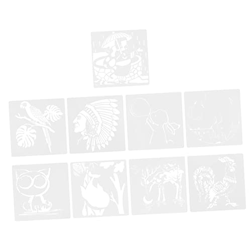 Gadpiparty 1 Satz Teiliges Set Tier Malvorlagen Für Wandgestaltung Mit Wiederverwendbaren Flexiblen Schablonen Lebensmittelechtem Pet Für Basteln Und Frühe Kunsterziehung 9 Stück Gadpiparty 1 Satz Teiliges Set Tier Malvorlagen Für Wandgestaltung Mit Wiederverwendbaren Flexiblen Schablonen Lebensmittelechtem Pet Für Basteln Und Frühe Kunsterziehung 9 Stück von Gadpiparty