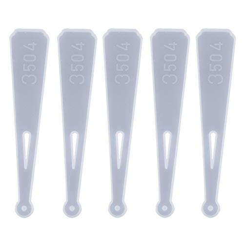 Gadpiparty 1 Satz Teiliges Silikon Lesezeichen Mold Diy Epoxidharz Formen Für Kreative Lesezeichen Und Anhänger Einfach Zu Verwenden Reinigen Für Bastelprojekte 5 Stück von Gadpiparty