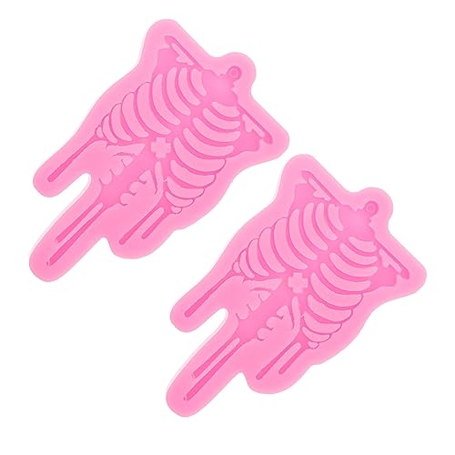 Gadpiparty 1 Satz Teiliges Silikon Schädel Anhänger Mold Diy Schlüsselanhänger Formen Für Epoxidharz Kompatibel Mit Verschiedenen Gießmaterialien Flexibel Und Einfach Zu Reinigen 2 Stück von Gadpiparty