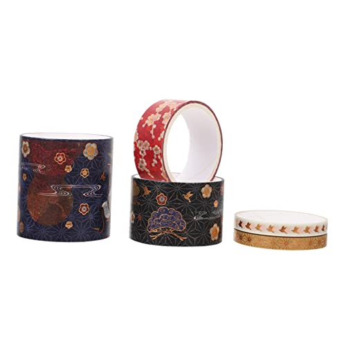 Gadpiparty 1 Satz Teiliges Washi Tape Mit Chinesischem Design Selbstklebendes Dekoratives Klebeband Für Diy Scrapbooking Handbuch Und Partydekoration Praktische Verwendung Für 5 Stück von Gadpiparty