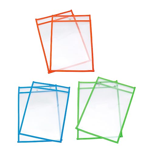 Gadpiparty 1 Satz Teiliges Wiederverwendbare Dry Erase Taschen Transparente Schreibhüllen Für Lehrer Lernhilfen Für Vielseitig Einsetzbar Im Klassenzimmer Und Zuhause 6 Stück Gadpiparty 1 Satz Teiliges Wiederverwendbare Dry Erase Taschen Transparente Schreibhüllen Für Lehrer Lernhilfen Für Vielseitig Einsetzbar Im Klassenzimmer Und Zuhause 6 Stück von Gadpiparty
