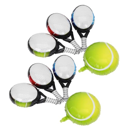 Gadpiparty 1 Satz Tennisschlägerballon Tennis Requisiten Tennisschläger Dekoration Tennisvorräte Sportballons Partygeschenke für Tennis Tennisparty Aluminiumfolie Gadpiparty 1 Satz Tennisschlägerballon Tennis Requisiten Tennisschläger Dekoration Tennisvorräte Sportballons Partygeschenke für Tennis Tennisparty Aluminiumfolie von Gadpiparty