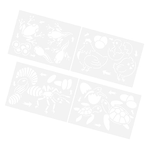 Gadpiparty 1 Satz Tierwachstumszyklus Schablonen Set Für Teiliges Malvorlagen Set Kunststoff Für Diy Projekte Und Kreative Beschäftigungen Mit Verschiedenen Stiften 4blätter Gadpiparty 1 Satz Tierwachstumszyklus Schablonen Set Für Teiliges Malvorlagen Set Kunststoff Für Diy Projekte Und Kreative Beschäftigungen Mit Verschiedenen Stiften 4blätter von Gadpiparty