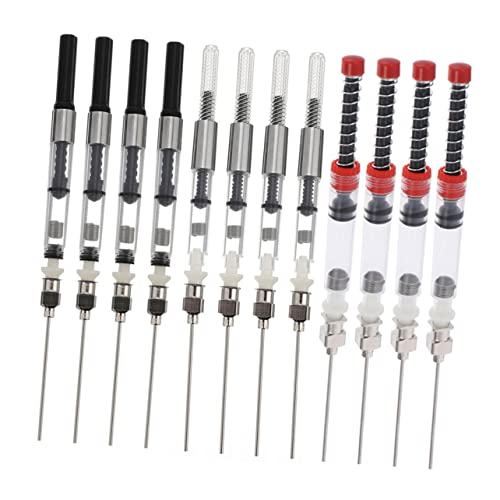 Gadpiparty 1 Satz Tintenabsorber Stifttintenfüller Tintenfüllung Tintenaufnahme Für Füllfederhalter Brunnenstift -tintenfüller Füllstift Füllfederhalterspitzen Rostfreier Stahl 12 Stück von Gadpiparty