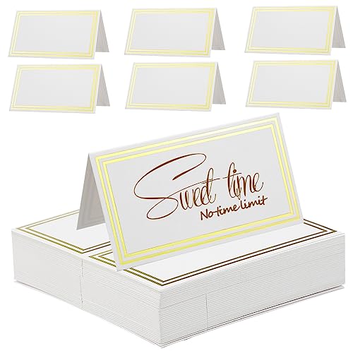 Gadpiparty 1 Satz Tischkarten Mit Bronziertem Design Elegante Platzkarten Für Hochzeiten Partys Und Abendessen Für Tischdekoration Und Namenszuweisung 60 Stück Gadpiparty 1 Satz Tischkarten Mit Bronziertem Design Elegante Platzkarten Für Hochzeiten Partys Und Abendessen Für Tischdekoration Und Namenszuweisung 60 Stück von Gadpiparty