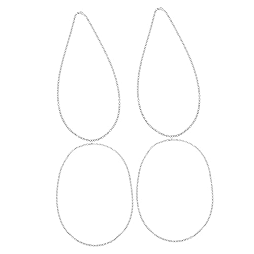 Gadpiparty 1 Satz Titanstahl Ketten Für Diy Schmuckherstellung Langlebige Für Anhänger Und Kreative Designs 4 Stück von Gadpiparty
