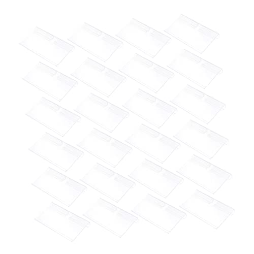 Gadpiparty 1 Satz Transparente Etikettenhalter Für Supermärkte Preisdisplay Halter Aus Robustem Für Einzelhandel Für Preisschilder Und Namensanzeigen 100 Stück von Gadpiparty