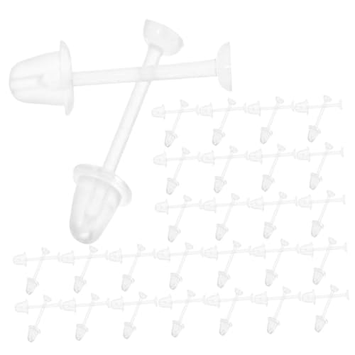Gadpiparty 1 Satz Transparente Ohrstecker Und Ohrstecker Verschlüsse Für Diy Schmuckherstellung Und Schule Langlebig Und Leicht Lösung Für Ohrringe 300 Stück von Gadpiparty
