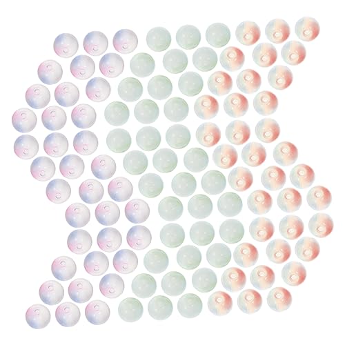 Gadpiparty 1 Satz Verglasierte Perlen Schmuck Spacer Mit Buchstabenperlen Reiz Sortiert Für Gefärbt Abstandshalter Runden Diy Girlande Glasperle Lose Perlen 150 Stück von Gadpiparty