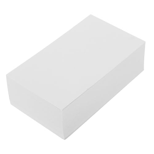Gadpiparty 1 Satz Visitenkarte Gefüttert Leer Regiert Form Gruß Memoboard Karteikarten Studieren Sie Flash -karten Mit Ringen Memo-karte Kleine Notizkarte Kleine Karten Papier Weiß 200 Stück von Gadpiparty