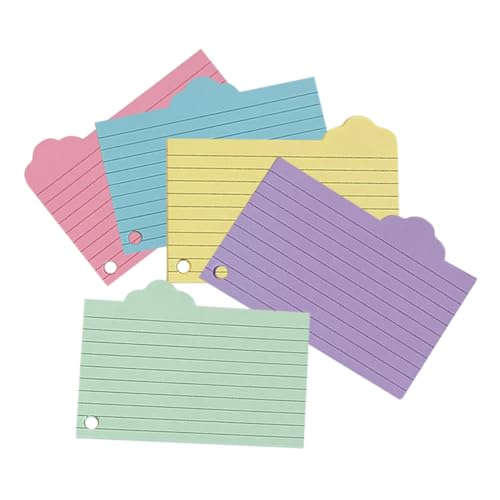Gadpiparty 1 Satz Vokabelheft Aus Notizpapier Material Rosa Klebrig Registerkarten Mehrfarbig Wolke Lernkarten Karteikarten Zum Lernen Farbige Karteikarten Wortkarten 125blatt von Gadpiparty