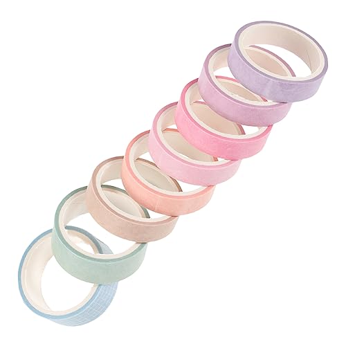 Gadpiparty 1 Satz Washi Tape Dekoband Für Scrapbooking Journals Diy Projekte Dekoratives Klebeband Verschiedenen Farben Leicht Zuschneidbar Für Bastelideen 8rollen Gadpiparty 1 Satz Washi Tape Dekoband Für Scrapbooking Journals Diy Projekte Dekoratives Klebeband Verschiedenen Farben Leicht Zuschneidbar Für Bastelideen 8rollen von Gadpiparty
