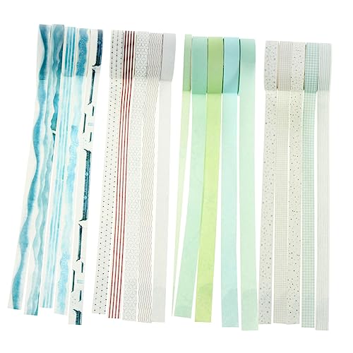 Gadpiparty 1 Satz Washi Tape Dekoratives Klebeband Für Journals Scrapbooks Und Planner Diy Bastelprojekte Verschiedene Designs Pro Für Bastelarbeiten 20 Rollen von Gadpiparty