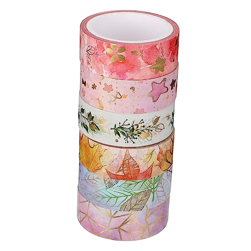 Gadpiparty 1 Satz Washi-tape Zeitschrift Wickelband Für Diy Klebeband Washi Tape Abkleben Fotoalbumband Geschenkverpackungsband Tagebuch-dekorband Washi-klebeband Papier 6rollen von Gadpiparty