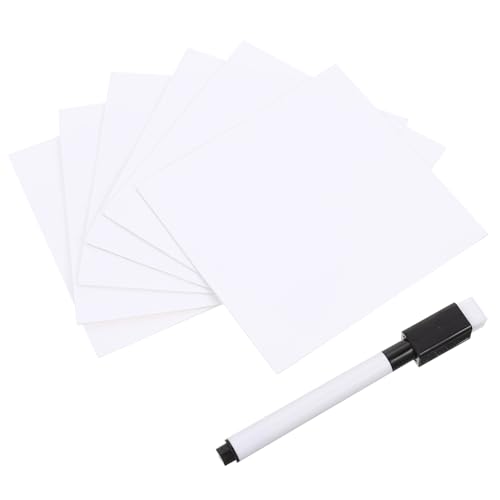 Gadpiparty 1 Satz Wiederverwendbaren Abwischbaren Notizen Haftnotizen für Whiteboards Weiße Haftnotizen und Abwischbarer Stift für Büroorganisation und Mitteilungen Zufällige Gadpiparty 1 Satz Wiederverwendbaren Abwischbaren Notizen Haftnotizen für Whiteboards Weiße Haftnotizen und Abwischbarer Stift für Büroorganisation und Mitteilungen Zufällige von Gadpiparty