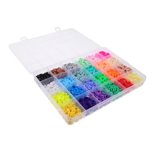 Gadpiparty 1 Schachtel 6mm Abstandsperlen Sortiert Spacer Basteln Schmuck Herstellung Tonperlen Lose Perlen Aus Armbandzubehör Perlen Für Diy Perlen Perlen Diy-perlen Bunt Polymer-ton von Gadpiparty