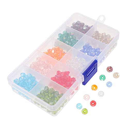 Gadpiparty 1 Schachtel Bunte Ab Glasperlen Schmuckperlen Lose Perlen für Diy Armbänder und Ohrringe Zubehör für Kreative Handarbeiten von Gadpiparty