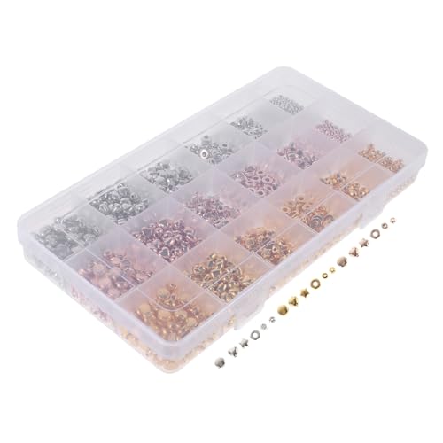 Gadpiparty 1 Schachtel Diy Spacer Beads Set Fächer Armbänder Bastelset mit Metallischer Oberfläche Farbige Lose Perlen für Schmuckdesign Haltbare und Fade Resistente Materialien Gadpiparty 1 Schachtel Diy Spacer Beads Set Fächer Armbänder Bastelset mit Metallischer Oberfläche Farbige Lose Perlen für Schmuckdesign Haltbare und Fade Resistente Materialien von Gadpiparty