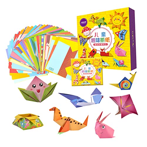 Gadpiparty 1 Schachtel Faltpapier für Origami Bastelpapier mit Bunten Motiven für Handwerksprojekte und Lernspiele Beschäftigung für Jungen von Gadpiparty