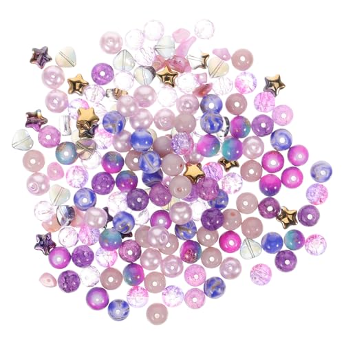 Gadpiparty 1 Schachtel Farben Glasperlen für Diy Armbänder Dekorative Lose Perlen Vielseitige Kristallperlen für Bastelprojekte für Ideen und von Gadpiparty