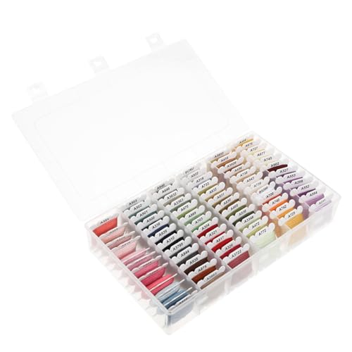 Gadpiparty 1 Schachtel Farben Stickgarn Stickgarn für Diy Handarbeiten für Blusen Decken und Freundschaftsbänder Perfektes Nähzubehör für Kreative Projekte von Gadpiparty