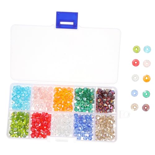 Gadpiparty 1 Schachtel Glasperlen Ab Farbige Rhomben für Diy Schmuckherstellung für Armbänder Ohrringe und Bastelprojekte Leicht zu Verarbeiten und Hautfreundlich von Gadpiparty