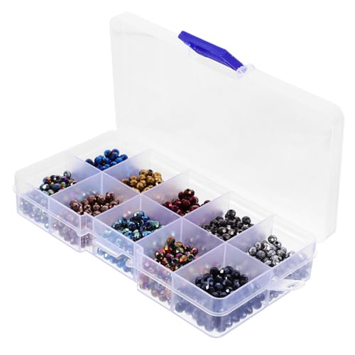 Gadpiparty 1 Schachtel Glasperlen Diy Spacer Perlen für Schmuckherstellung Leicht und Tragbar für Armbänder und Ketten Dekorative Bastelperlen für Projekte von Gadpiparty