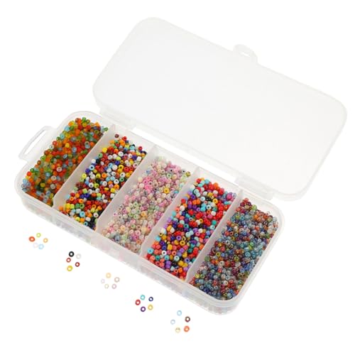 Gadpiparty 1 Schachtel Glasperlen für Diy Schmuck für Armbänder und Bastelprojekte Hautfreundlich und Leicht zu Verarbeiten Geschenkidee für Bastelfreunde von Gadpiparty