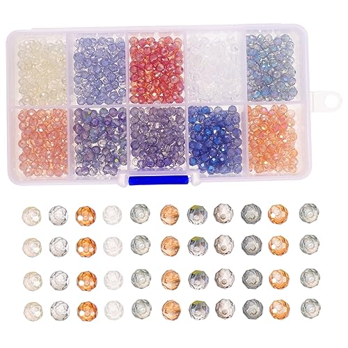 Gadpiparty 1 Schachtel Glasperlen geformt Handwerk UV bunt schmuck süße Perlen für Armbänder Perlen für ästhetische Armbänder natürliches Armband Perlen lose Perlen kleine Perlen von Gadpiparty