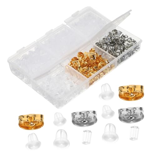 Gadpiparty 1 Schachtel Ohrringe Zubehör ohrring stopper ohrring zubehör Ohrstopfen schmuckherstellung zubehör Gummirücken für durchbohrte Ohrringe Ohrstecker für Ohrstecker Kieselgel von Gadpiparty