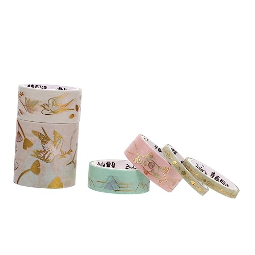 Gadpiparty 1 Schachtel Washi-tape-aufkleber Planer-aufkleber Dekorative Washi-klebebänder Washi Tape Zum Aufzeichnen Aufkleber Zum Basteln Selber Machen Washi-tape-ästhetik Flüsterpapier von Gadpiparty