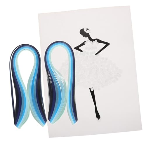 Gadpiparty 1 Set Abgeleitetes Papiermaterial Paket Kits Quilling Streifen Basteln Und Rollen Papier Quilling Zubehör Für Erwachsene Papierherstellung Papier Quilling DIY Werkzeuge Papier von Gadpiparty