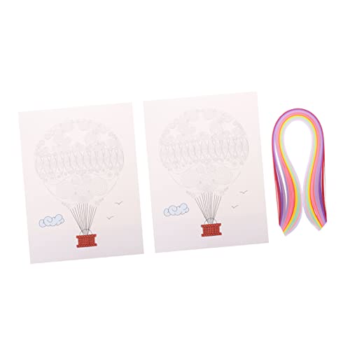 Gadpiparty 1 Set Papier Quilling Bastelbedarf Scrapbooking Set DIY Curling Scrapbook Zubehör Bunte Dekorstreifen Kits Für Anfänger Zur Dekoration Für von Gadpiparty