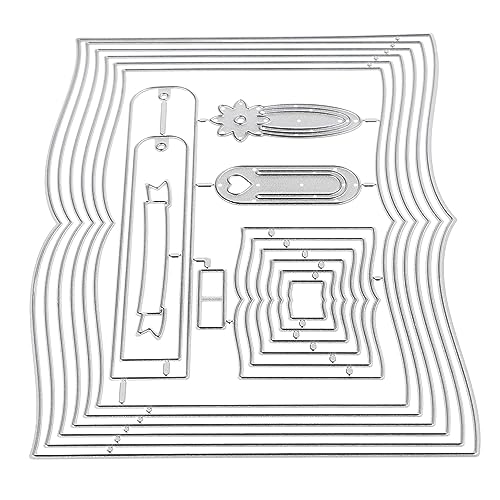 Gadpiparty 1 Set Stanzformen Scrapbook Zubehör Stanzformen Scrapbooking Herstellung Der Albumdekoration Bastel Prägevorlage Langlebige Gestanzte Prägeform Silberner Kohlenstoffstahl Gadpiparty 1 Set Stanzformen Scrapbook Zubehör Stanzformen Scrapbooking Herstellung Der Albumdekoration Bastel Prägevorlage Langlebige Gestanzte Prägeform Silberner Kohlenstoffstahl von Gadpiparty